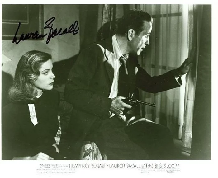 Lauren Bacall autograph
