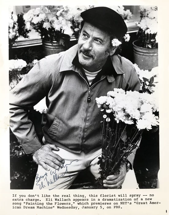 Eli Wallach autograph
