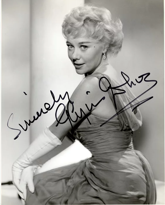 Glynis Johns autograph