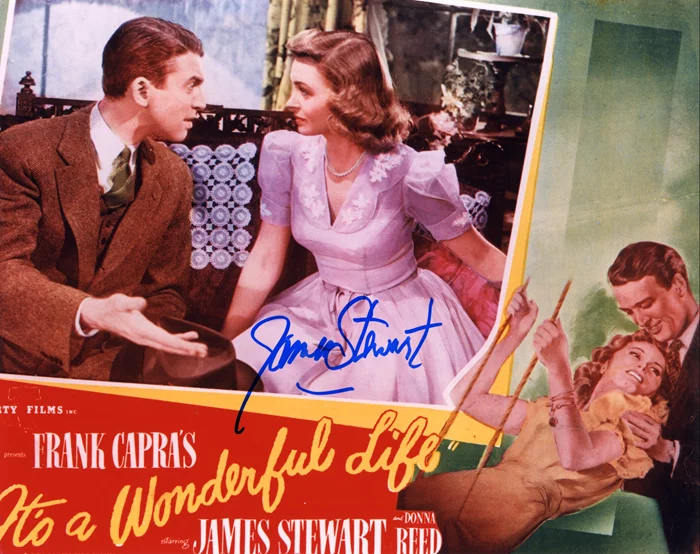 James Stewart autograph