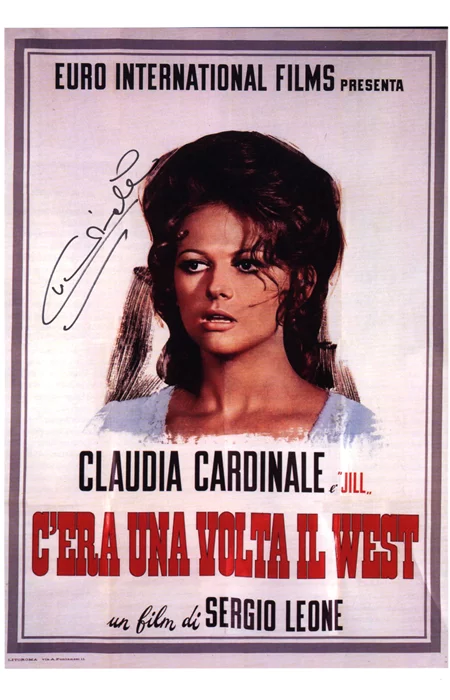 Claudia Cardinale autograph