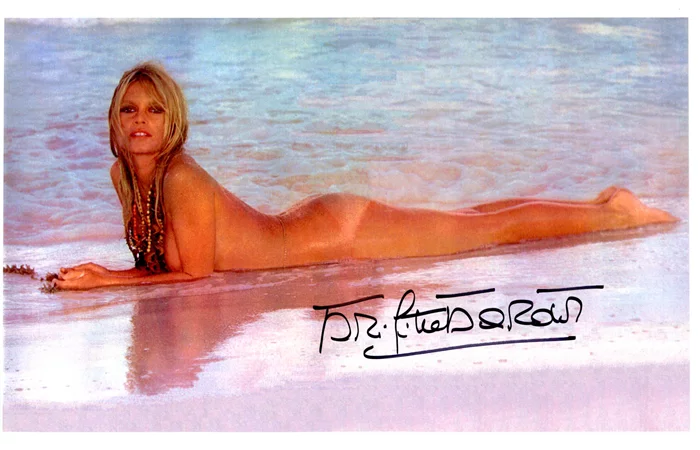 Brigitte Bardot autograph