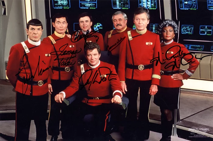 Star Trek: The Final Frontier Cast autograph