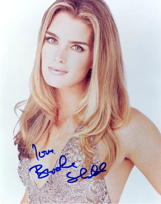 Brooke Shields autograph