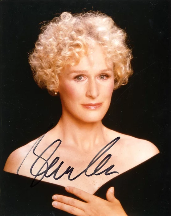 Glenn Close autograph