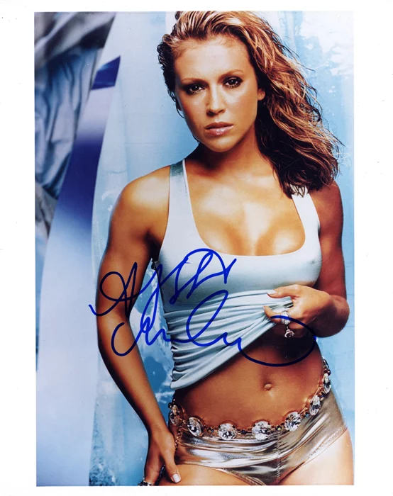Alyssa Milano autograph