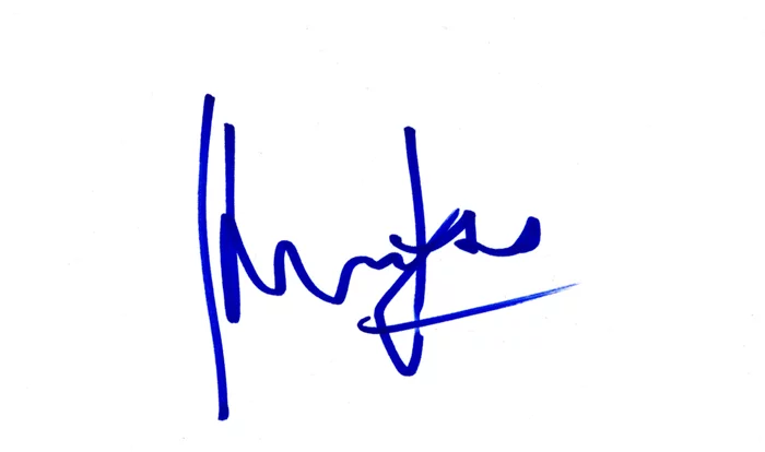 Harrison Ford autograph