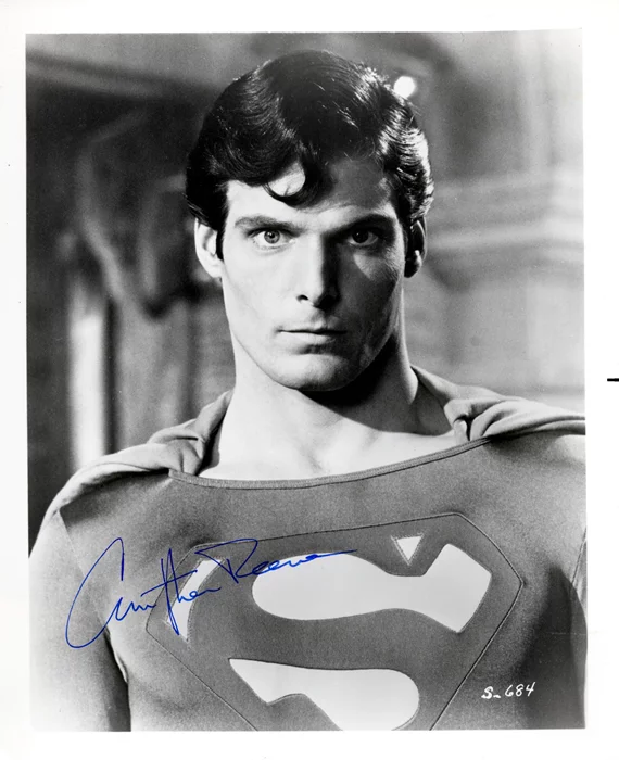 Christopher Reeve autograph