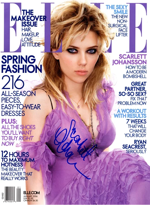 Scarlett Johansson autograph