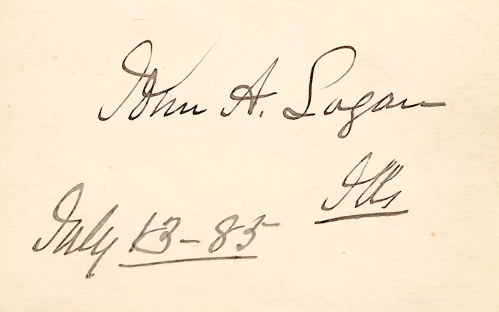 John Logan autograph