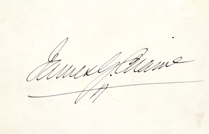 James Blaine autograph