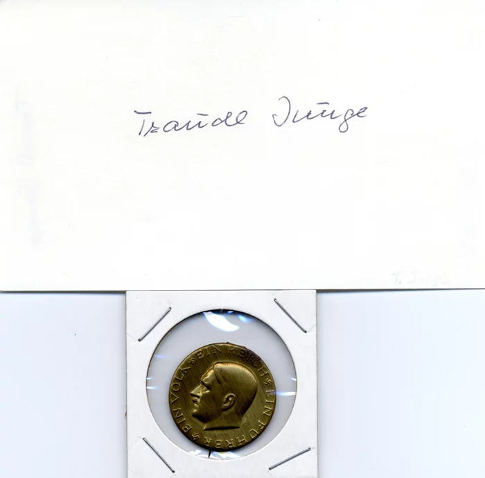Traudl Junge autograph