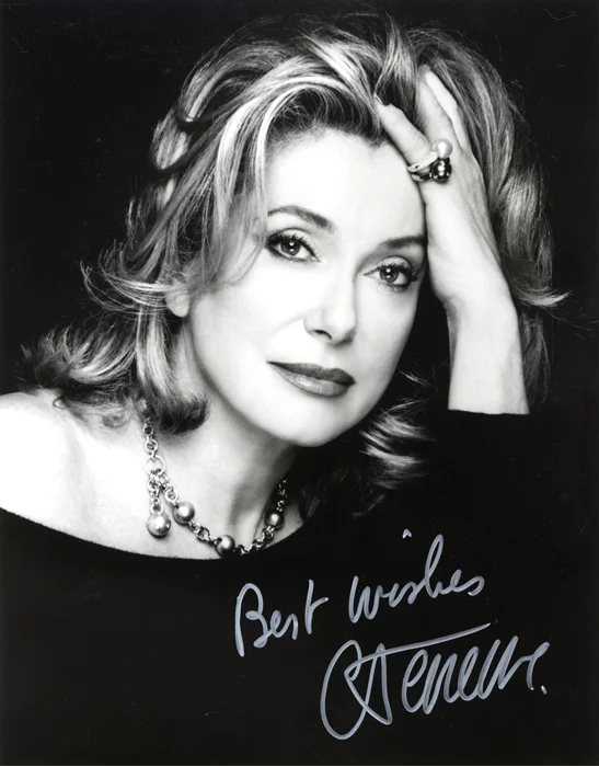 Catherine Deneuve autograph