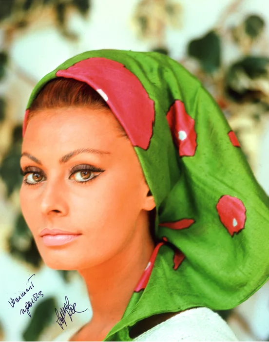 Sophia Loren autograph