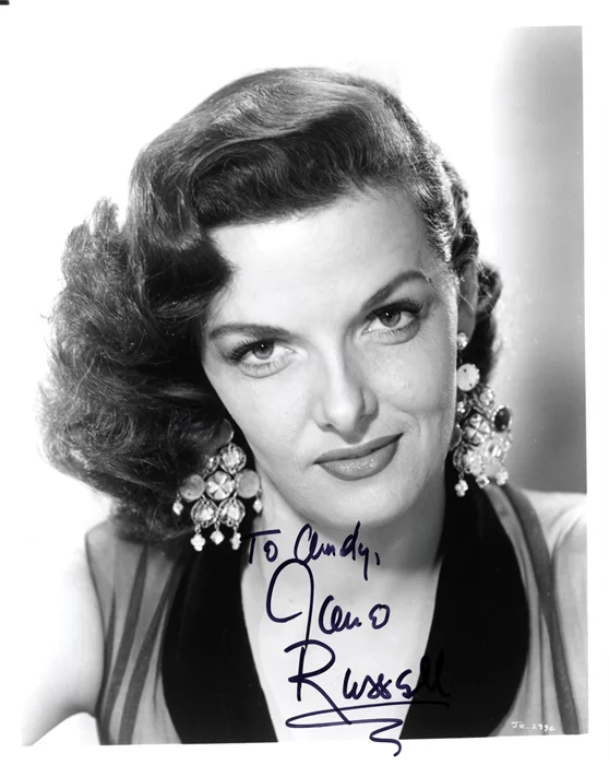 Jane Russell autograph