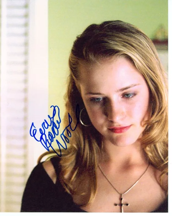 Evan Rachel Wood autograph