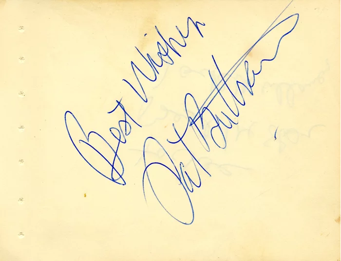 Pat Buttram autograph