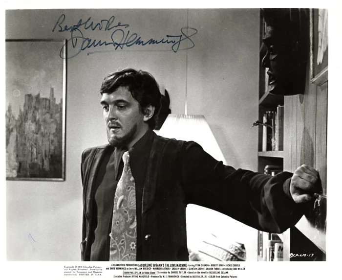 David Hemmings autograph
