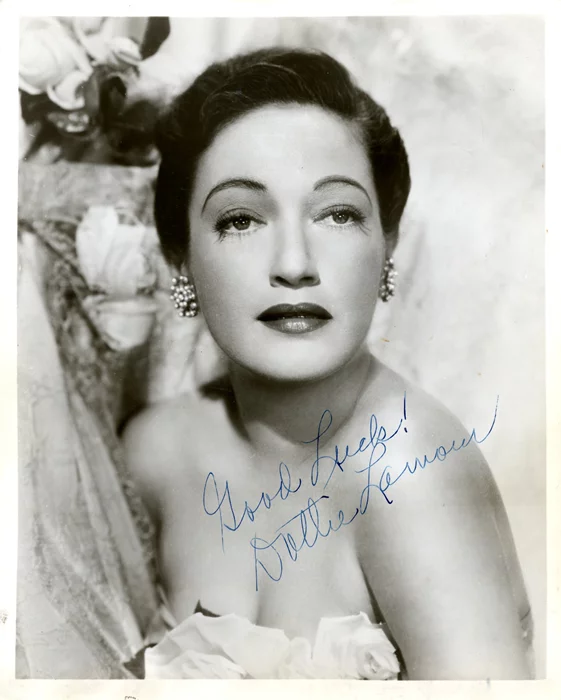 Dorothy Lamour autograph