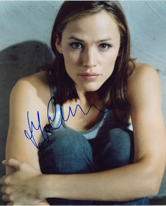 Jennifer Garner autograph