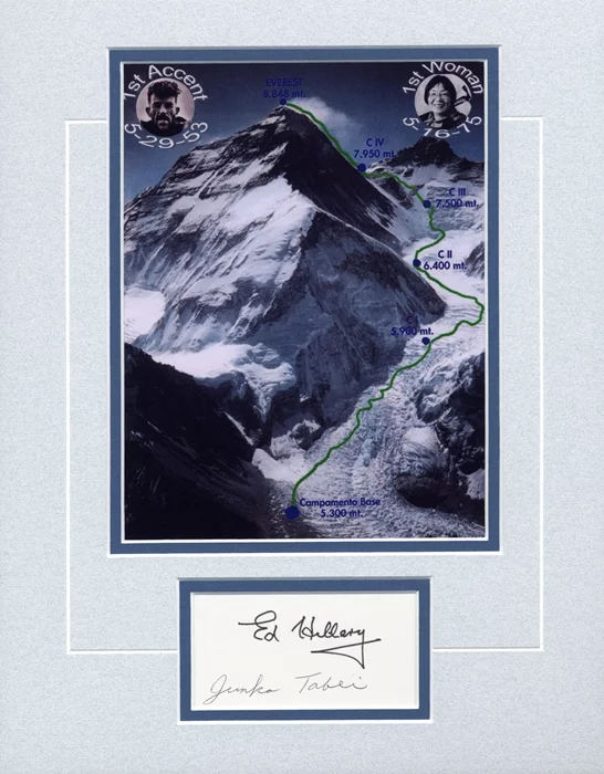 Mt. Everest Exploration autograph