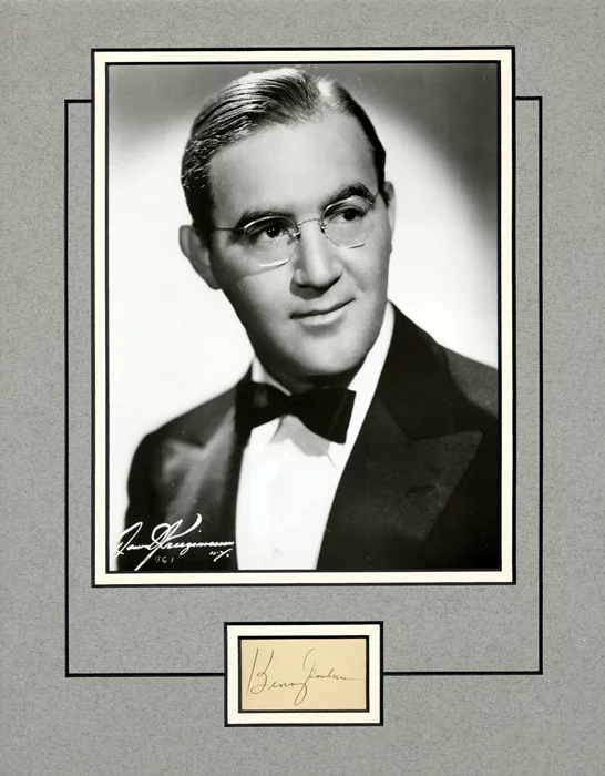 Benny Goodman autograph