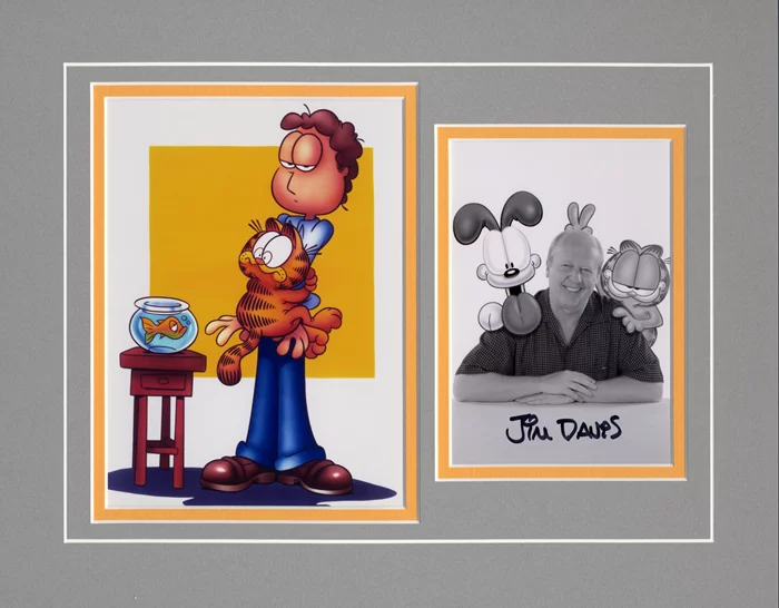 Garfield autograph