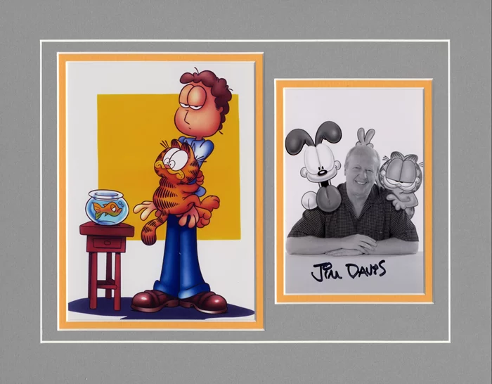 Garfield autograph