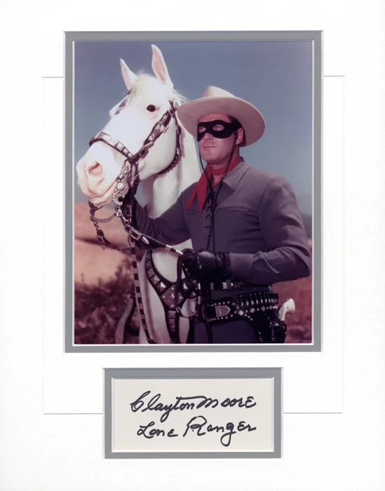 Clayton Moore autograph