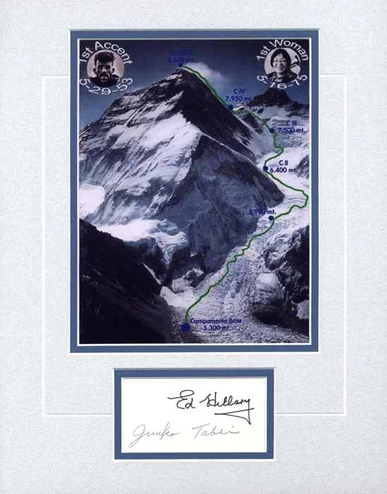 Mt. Everest Exploration autograph