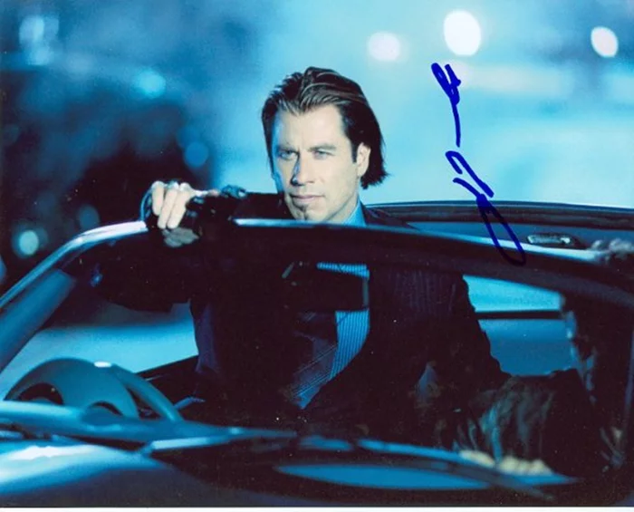John Travolta autograph