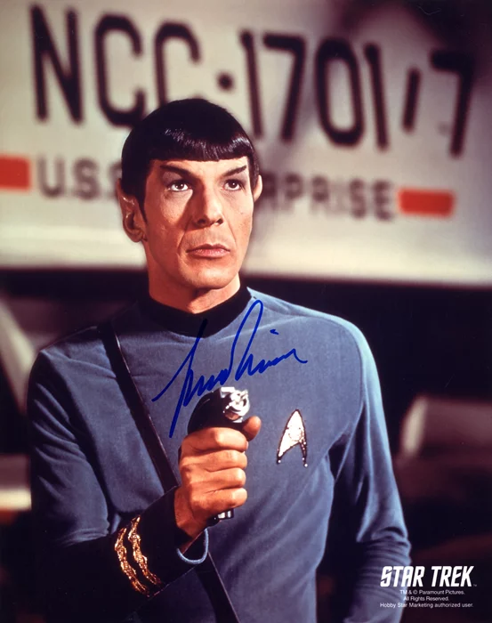 Leonard Nimoy autograph