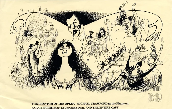 Al Hirschfeld autograph