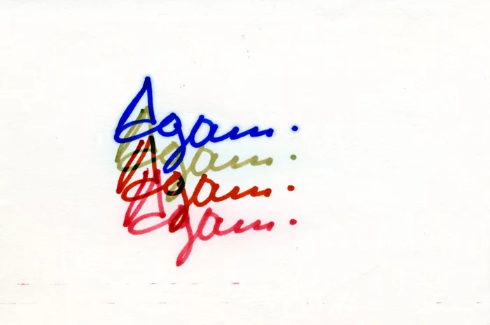 Yaacov Agam autograph