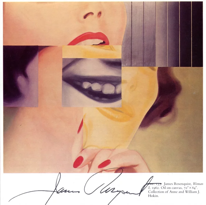 James Rosenquist autograph