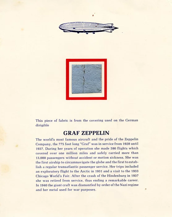 Graf Zeppelin autograph