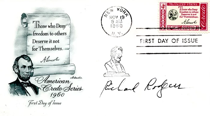 Richard Rodgers autograph