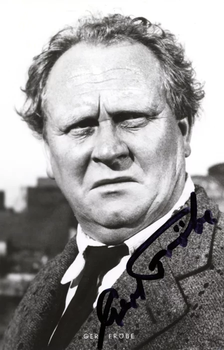 Gert Frobe autograph
