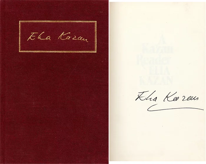 Elia Kazan autograph