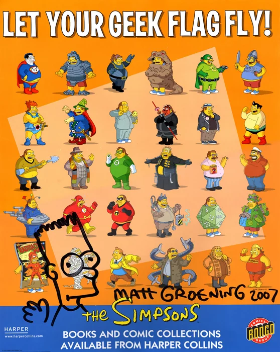 Matt Groening autograph
