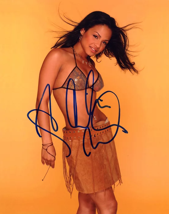 Christina Milian autograph