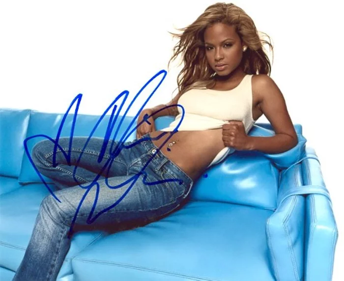 Christina Milian autograph