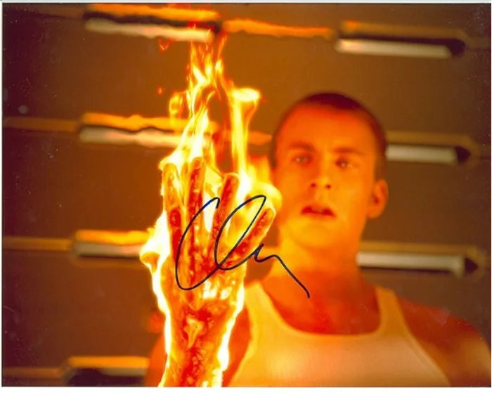 Chris Evans autograph