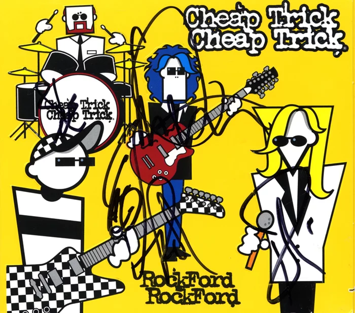Cheap Trick autograph