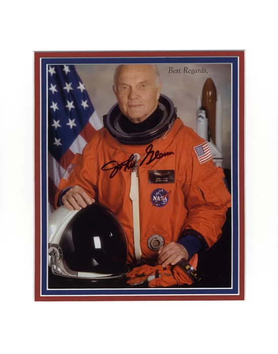 John Glenn autograph