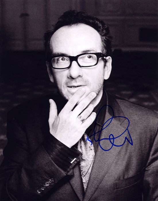Elvis Costello autograph