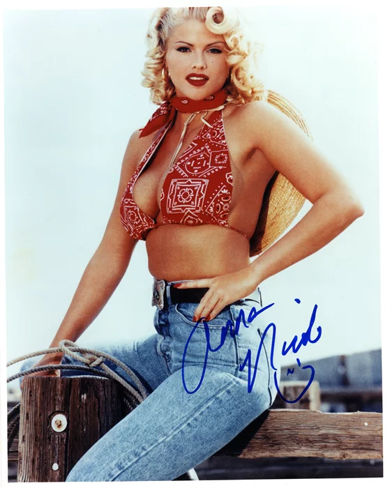 Anna Nicole Smith autograph