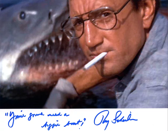Roy Scheider autograph