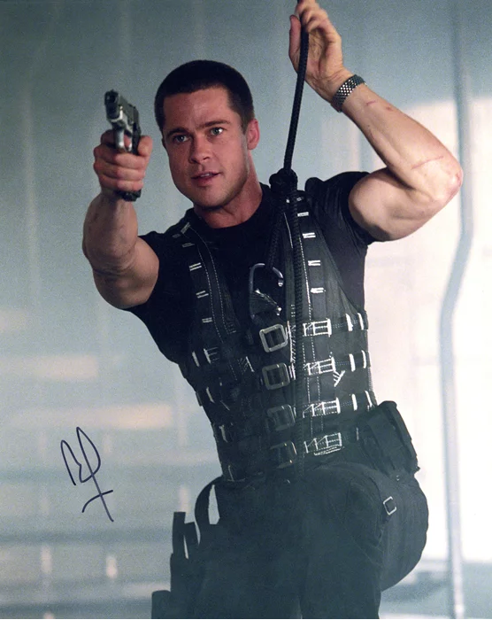 Brad Pitt autograph