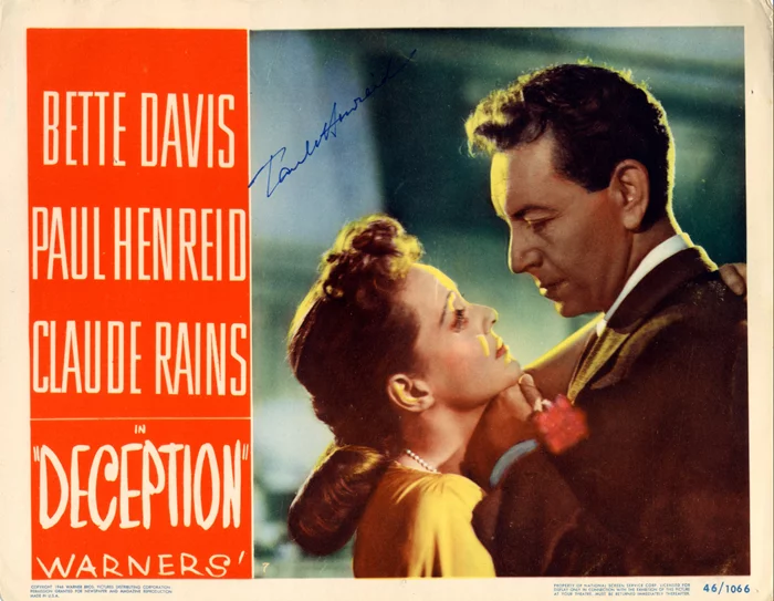 Paul Henreid autograph